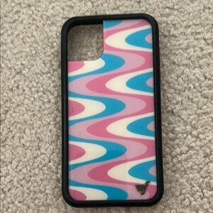 Wildflowers Pink and Blue Wave Phone Case